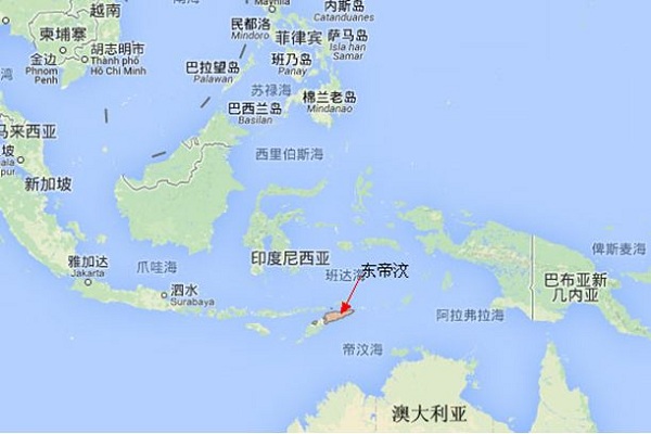 东帝汶风俗禁忌--地图