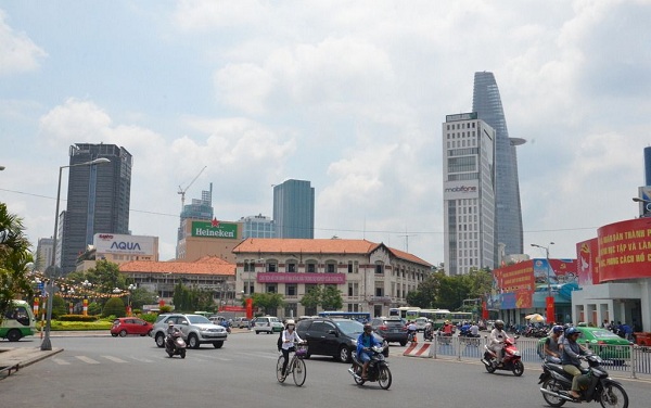 越南风俗习惯--胡志明市街景