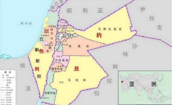 巴勒斯坦风俗禁忌--地图