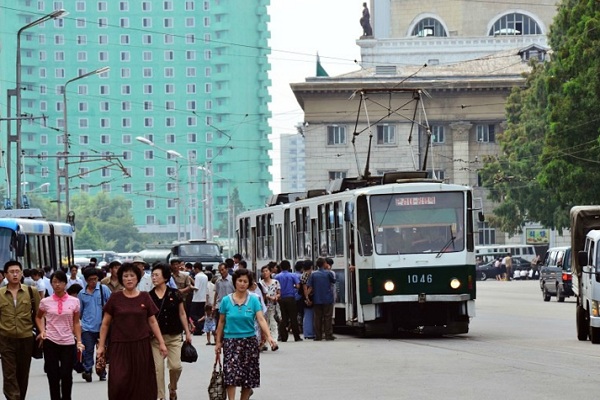 朝鲜风俗习惯--平壤街景