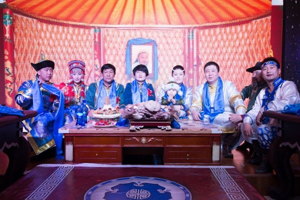 蒙古族婚礼习俗--